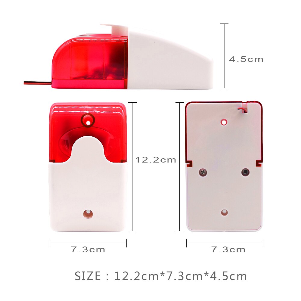 Scimagic Flash LED Strobe Light 12V 24V Work For GSM PSTN Home Security Burglar Alarm System