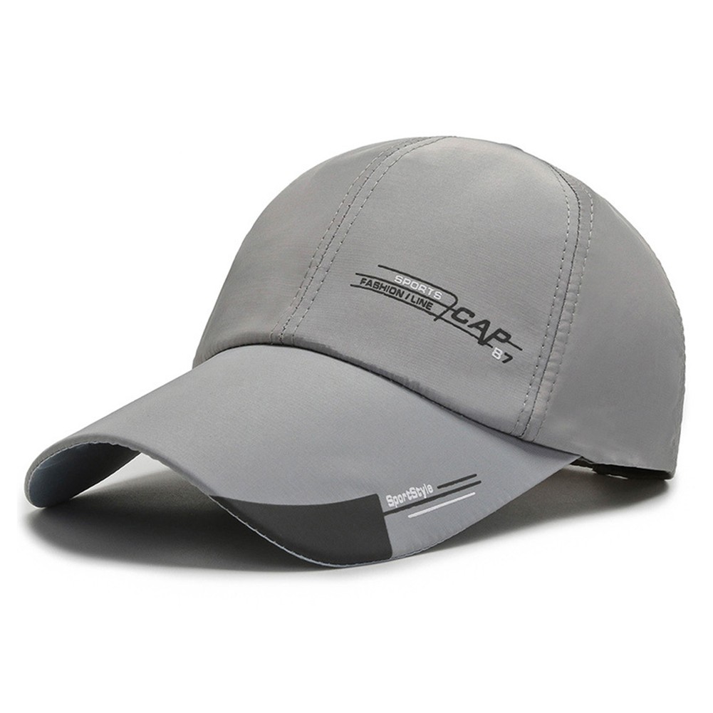 1 gorra de béisbol de ala larga, gorra con visera, impermeable, deporte, lengua de pato, mujeres, hombres, gorra de béisbol de secado rápido para exteriores, gorra ajustable para el sol: Verde militar