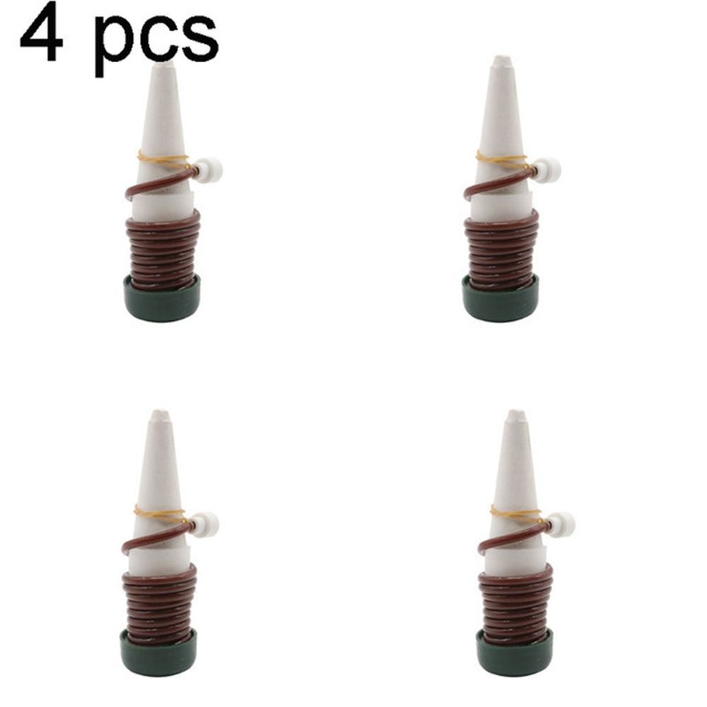 Self Watering Water Seeper Automatic Drip Irrigation System Pot Culture Supplies Potted Dropper Device Garden Eauipment: 4Pcs