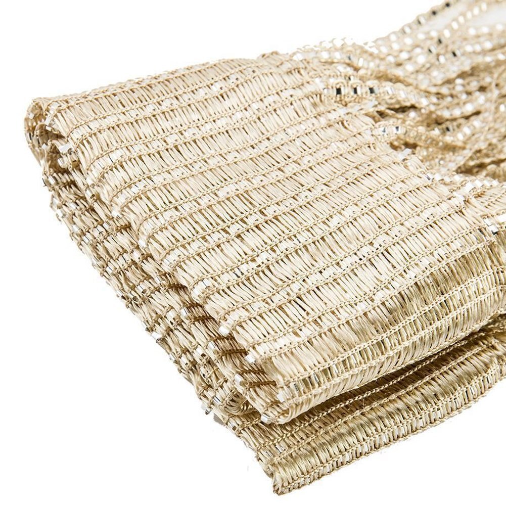 1pc Kristall Vorhang 100 x200cm Tür Vorhang Perlen Faden Vorhänge glänzend Quaste Schnur Hause Dekoration Wohnzimmer Hochzeit Dekor