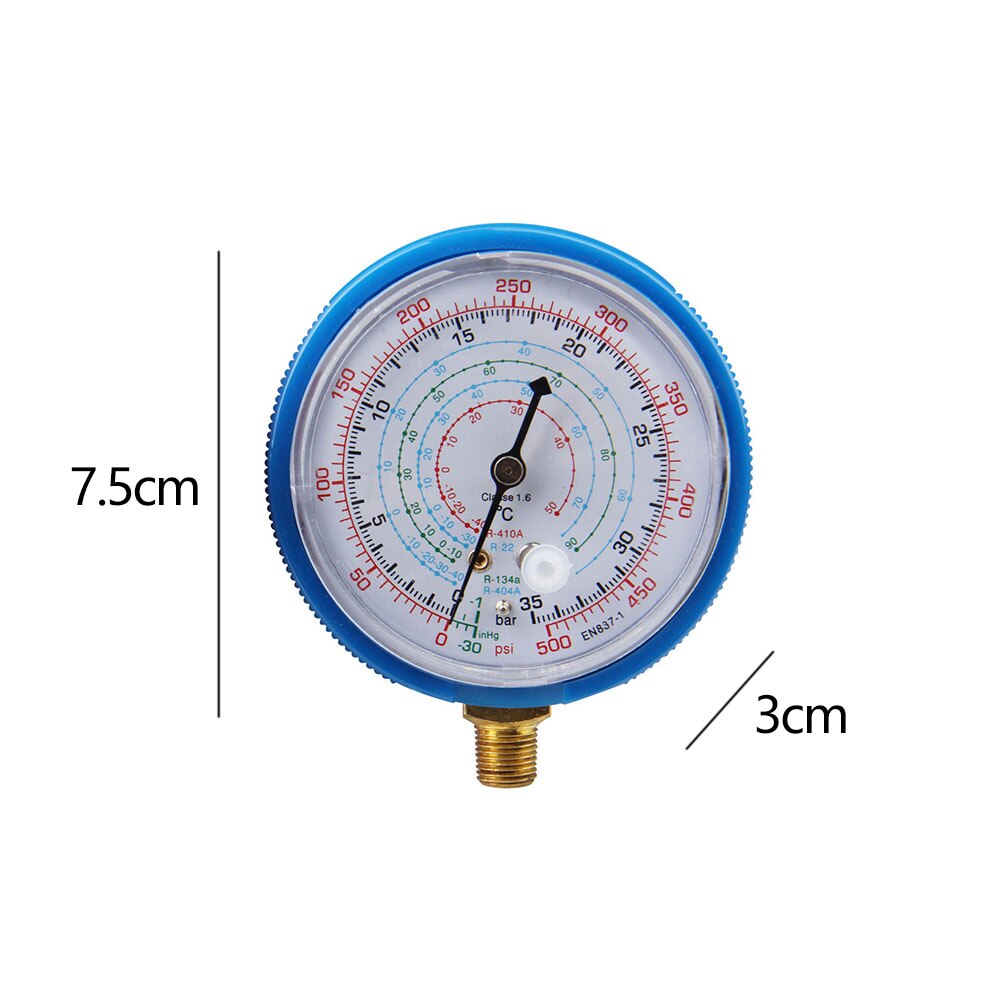 1 paire Durable manomètre voiture outils de Diagnostic climatisation collecteur réparation automatique lecture rapide entretien pour R134A R404a
