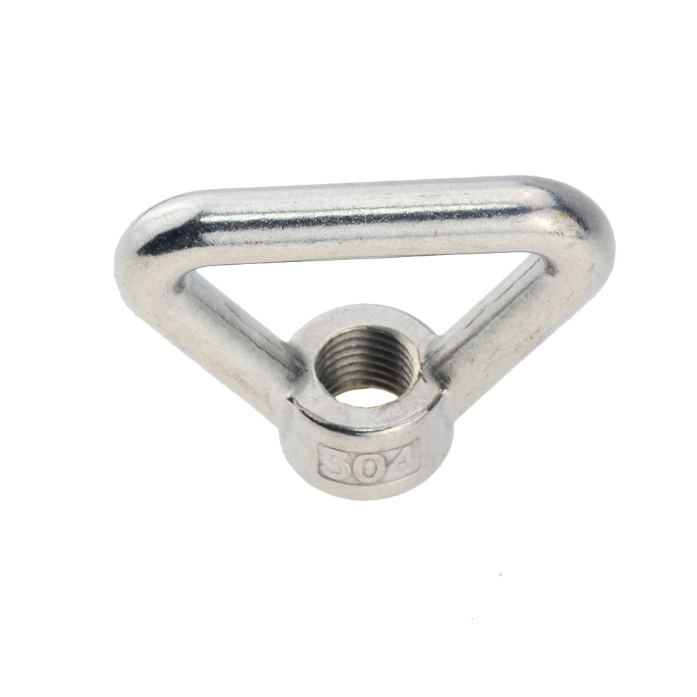 1PCS 304 Rvs M8 M10 M12 M14 M16 M20 M24 Marine Lifting Eye Moer Ring Moer Draad Driehoek ringen