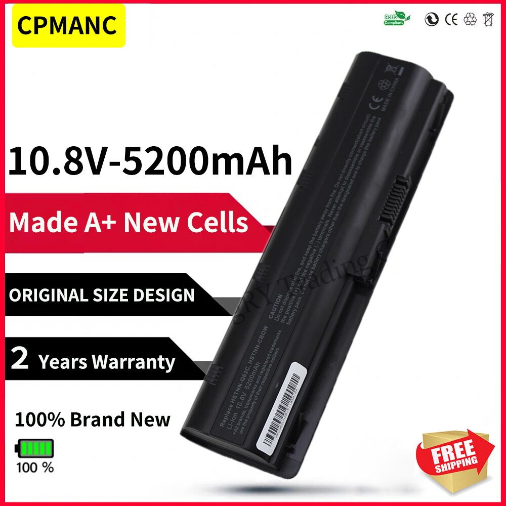 Bateria para laptop hp pavillon g6, dv6, mu06 2014-2019, 2012-2015, 2016-2018, 2016-2018, 2016-2018, 2016-2018, 2016-2018, 2016-2018, 2010-001