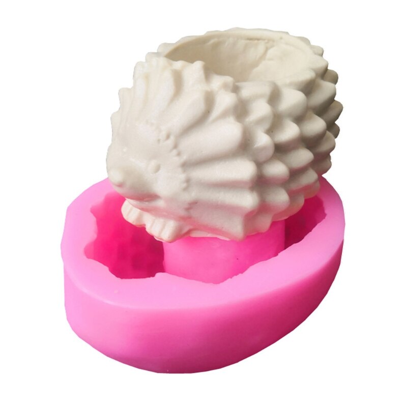 Beton-blumentopfform, igelförmige tierform, zementbehälter, silikonform, sukkulentenpflanzgefäß, betonvasenform