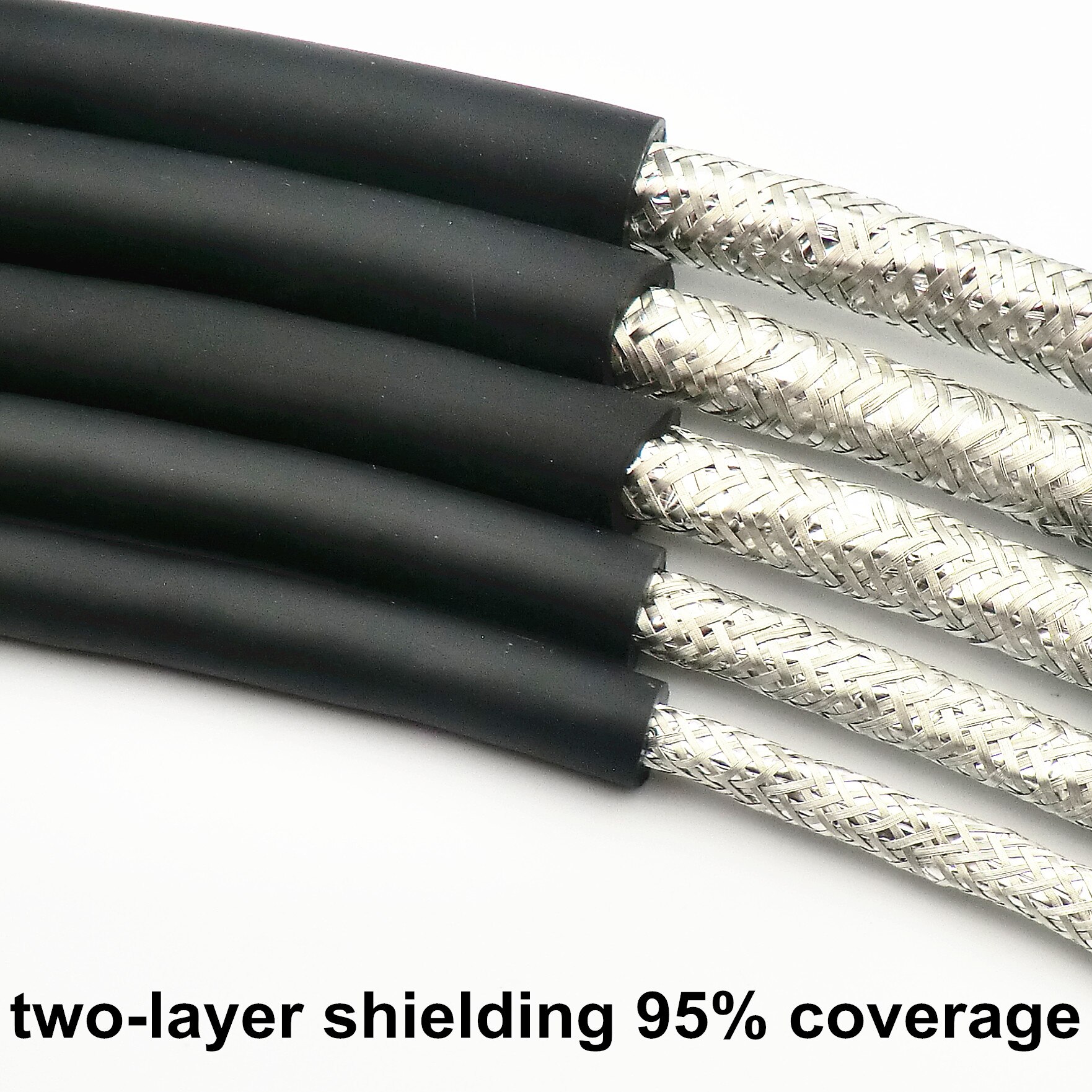 Twisted Pair Shielded Towline Wire 10 core 0.2, 0.3mm² with Ultra High Flexibility TRVVSP Drag Chain Cable 1m 24,22AWG