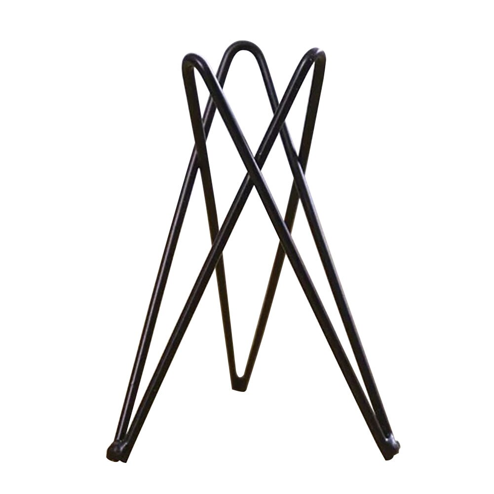 Display Iron Art Garden Ornaments Geometric Air Plant Holder Flower Pots Stand Table Tillandsia Office Containers Home Decor: black