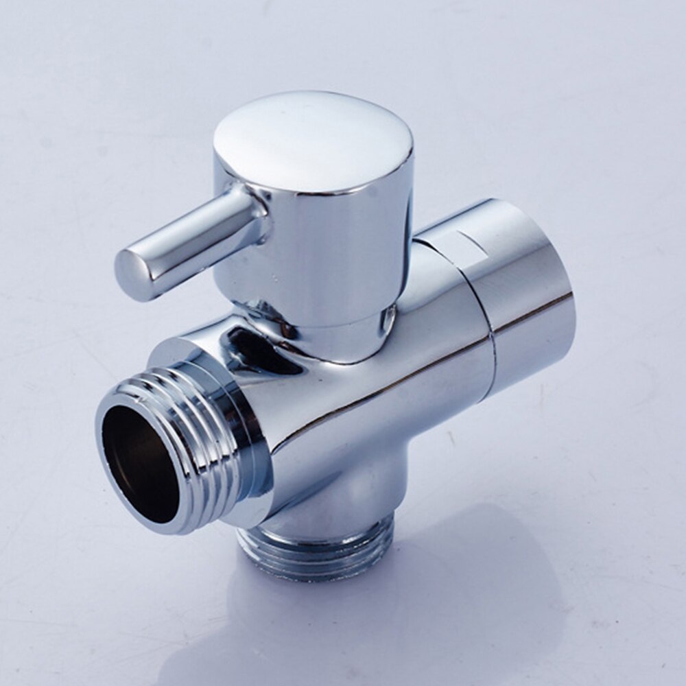 Brass Diverter Valve 3 way Water Separator Shower Tee Adapter Adjustable Shower Head Diverter Valve Bathroom Accessories