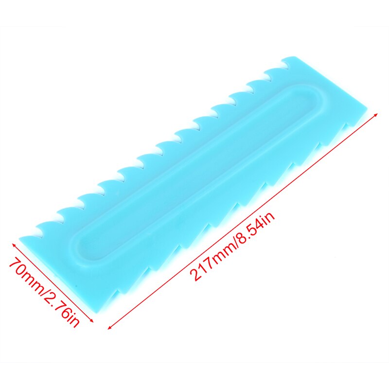 1 stuk crèmeschraper onregelmatige tanden rand mallen diy schraper taartdecoratie fondant gebak uitstekers bakspatels gereedschap