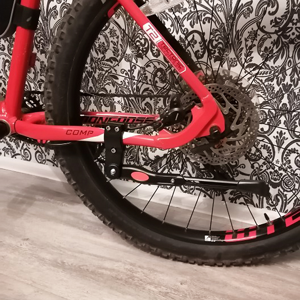 Fietsstandaard Racefietsstandaard Heavy Duty Verstelbare Mountainbike Fiets Cyclus Prop Side Parkeerrek aan de achterkant