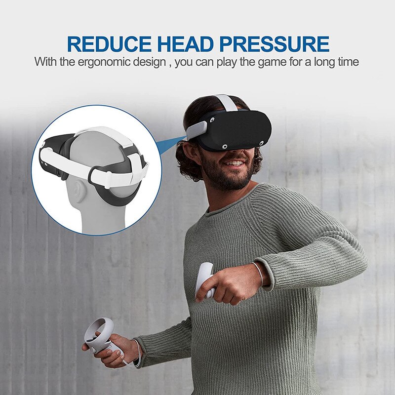 For Oculus Quest 2 VR Elite Strap Headband Cushion Removable Adjustable Headsets Pad For Oculus Quest 2 Accessories