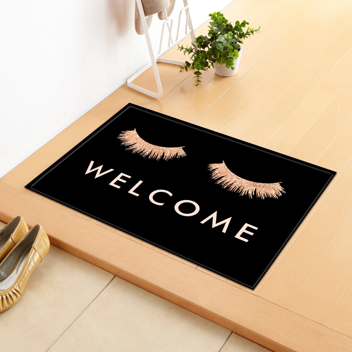Cool Skull Bath Mat Non-Slip Fleece Toilet Floor Rug Water Dust Absorbing Bathroom Carpet Doormat Soft Halloween Kitchen Blanket: 5