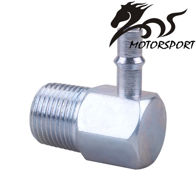 Kwaliteitsgarantie Aluminium Inlaatspruitstuk Vacuüm Fitting 90 Graden 3/8 "Npt 1/4" Tepel Staal