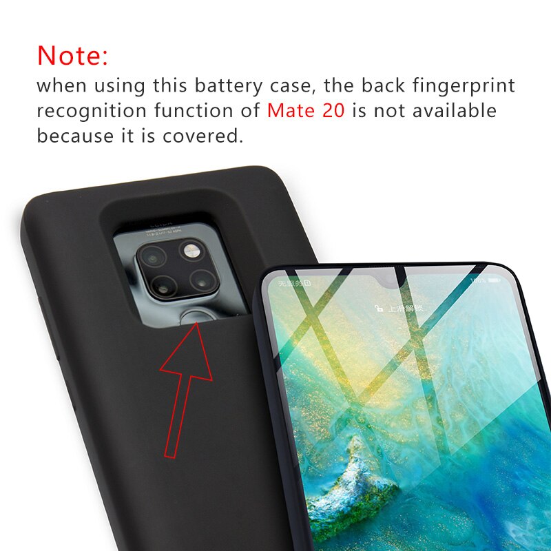 6000mAh Battery Charger Case Charging Power Case Battery Case For HUAWEI Mate 20X Power Bank For HUAWEI Mate 20X 5G Case Battery