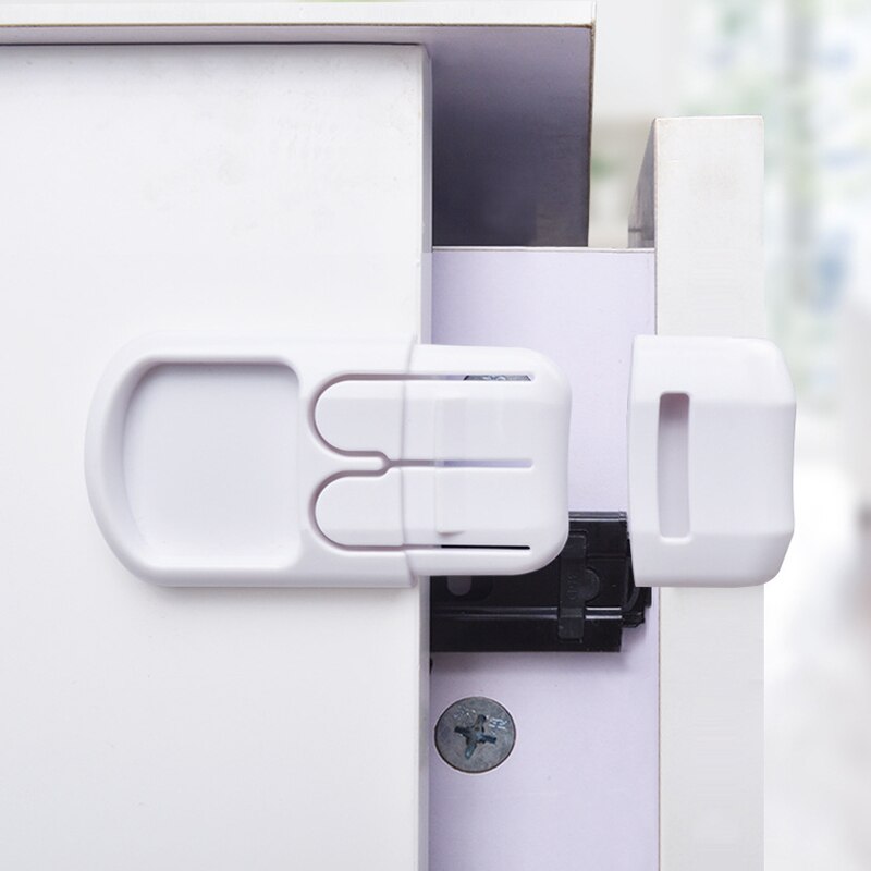 Serrure de sécurité pour enfants, 3 pièce/ensemble 90 degrés, double bouton à pression, verrouillage de sécurité multifonctionnel à angle droit, fournitures pour bébés