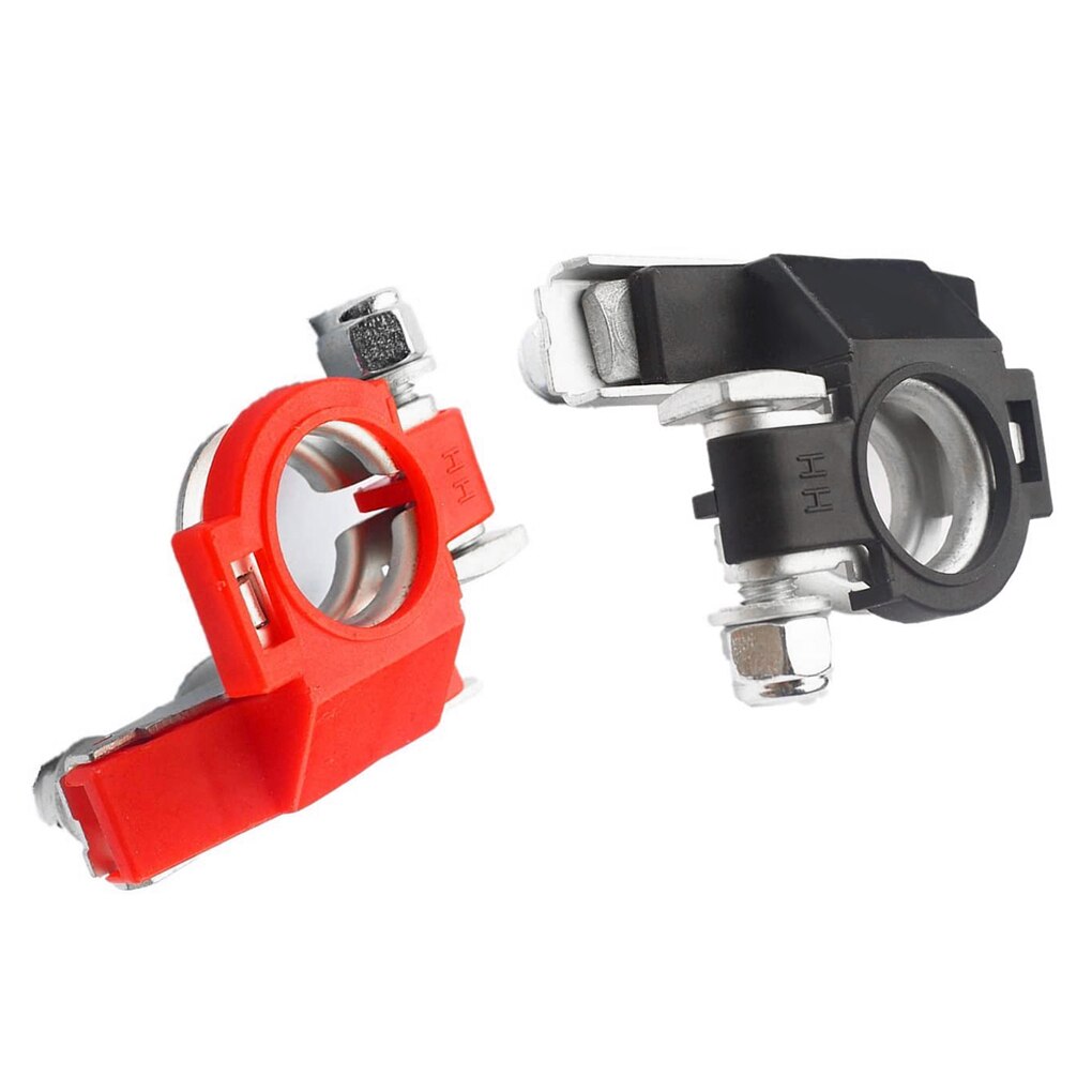 1 Pair 12V 24V Automotive Car Top Post Battery 3 Way Terminals Wire Cable Clamp Terminal Connectors Car Accessories