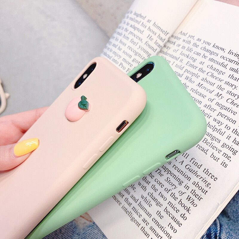 Funda de silicona 3D cute fruit para Xiaomi Redmi Note 7 funda trasera en Xiomi Redmi 7 A 7A funda Redmi7 funda de teléfono Pro soft TPU