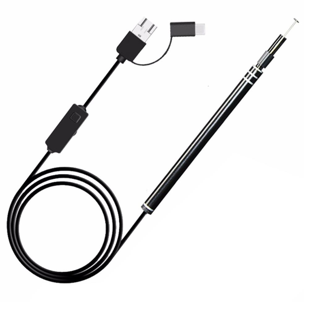 3 in 1 USB Oor Schoonmaken Endoscoop Visuele Earpick Met Mini Camera HD Oor Schoonmaken Tool: Default Title