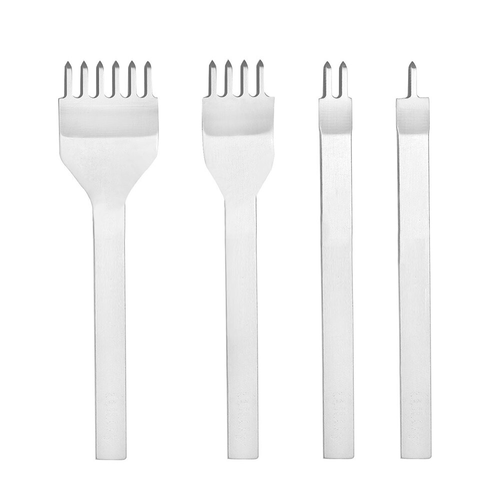 4Pcs Prong Leather Craft Tool Sets 1/2/4/6 Diy Leather Tools Handmade Sewing Hole Punches Stitching for Leather Belt Punch Tools: 3mm