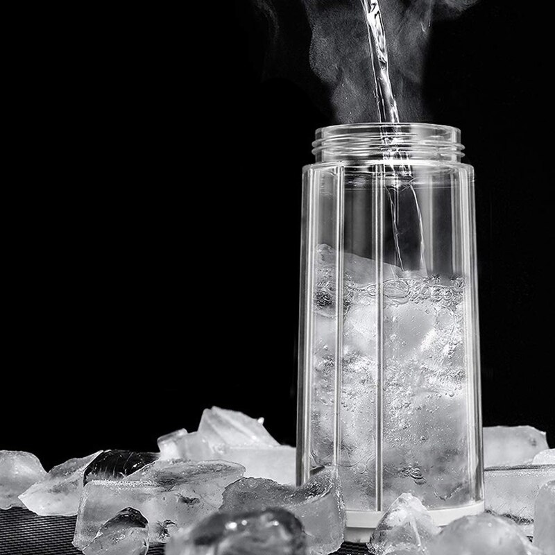 Personal Blender Glass Portable Blender for Shake and Smoothie, Usb Rechargeable Juicer Cup, Multifuntional Small, Single Serve