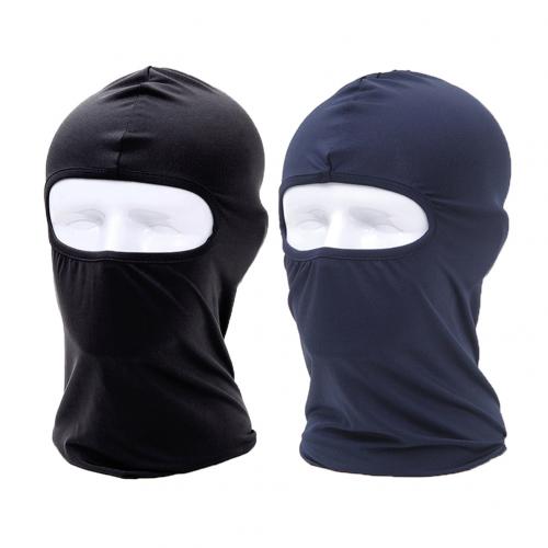 2Pcs Zon Bescherming Stofdicht Ademend Balaclava Volledige Dekking Gezicht Masker Bescherming Gezichtsmasker Bescherming Gezichtsmasker Protectio: Black Navy Blue