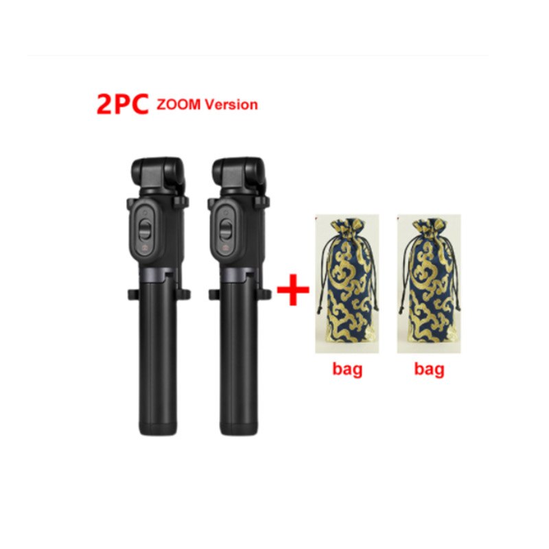 Xiaomi Mijia – trépied et perche à Selfie Mi Zoom, 2022 Original, pliable et extensible, avec télécommande bluetooth, monopode pour iOS et Android, voyage: 2pc add bag