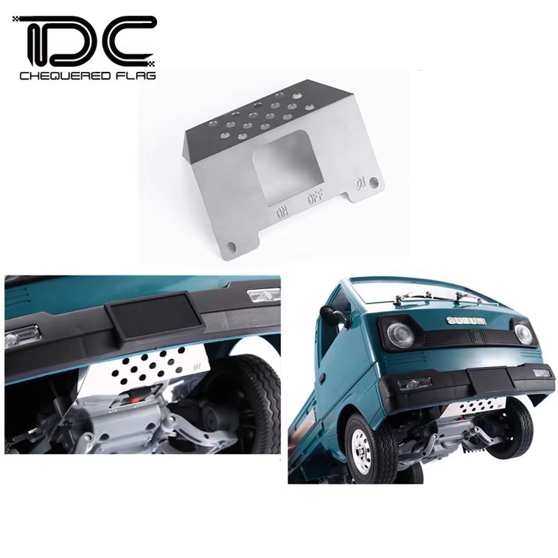 WPL D12 Lusterko wewnętrzne Wewnątrz widoku wstecznego 1/10 Ciężarówka 1/12 RC Crawler Cars Ulepszenia Len Parts Akcesoria do zdalnego sterowania Voiture: Ciemnoniebieski