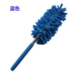 Plumero desmontable para techo de muebles de coche, Mini cepillo retráctil de fibra para limpieza de polvo, limpiador para el hogar: blue