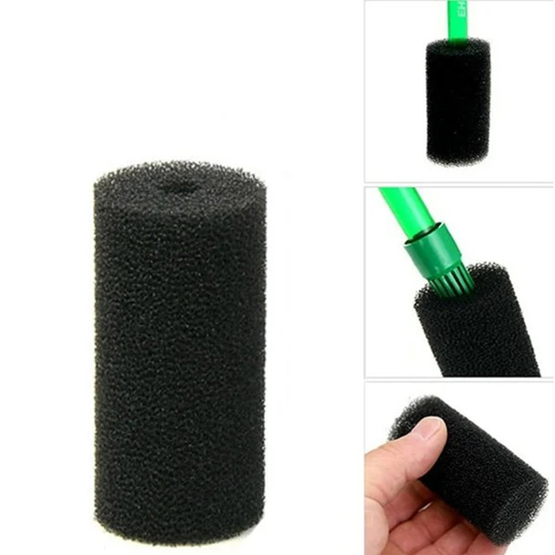 Esponja prefiltro para acuario, filtro de entrada de flujo para pecera, rollo de espuma para evitar peces pequeños, camarones, herramienta de barril de filtro de succión