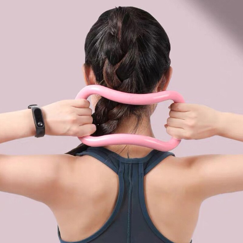 2 Pcs Yoga Cirkel Apparatuur Yoga Ring Pilates Fitness Cirkel Training Weerstand Ondersteuning Tool Kalf Thuis Training