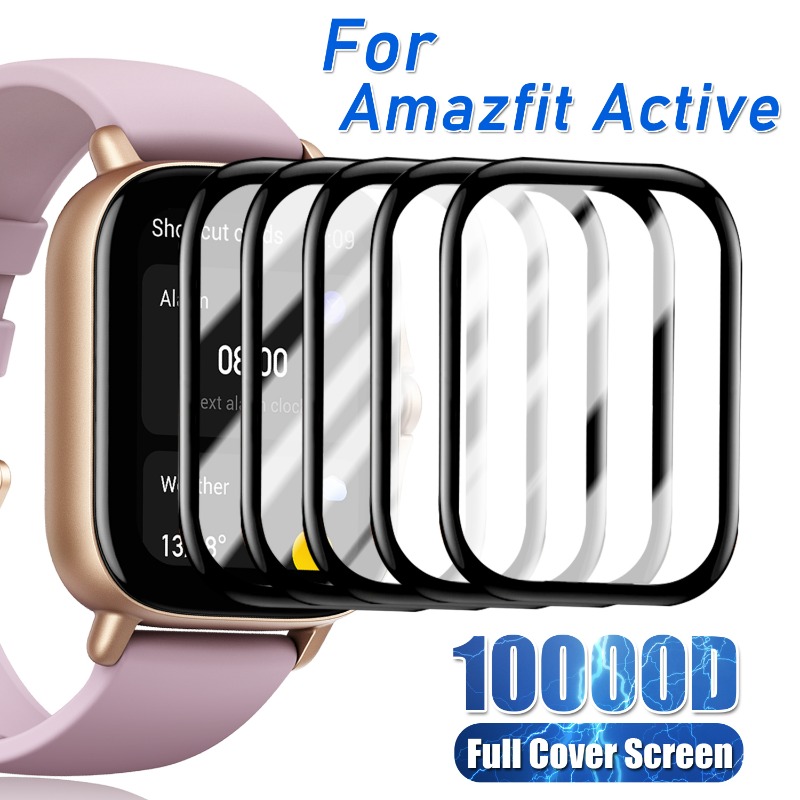 Flexibele schermbeschermer met volledige dekking voor Amazfit Active Anti-kras horlogeaccessoires voor Amazfit Active HD-beschermfolie