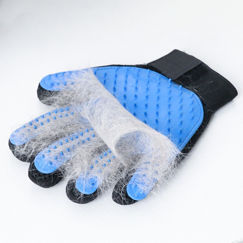 Chien de compagnie toilettage gant Silicone chats brosse peigne desheding cheveux gants chiens bain nettoyage gants pour chat chien fournitures pour animaux de compagnie