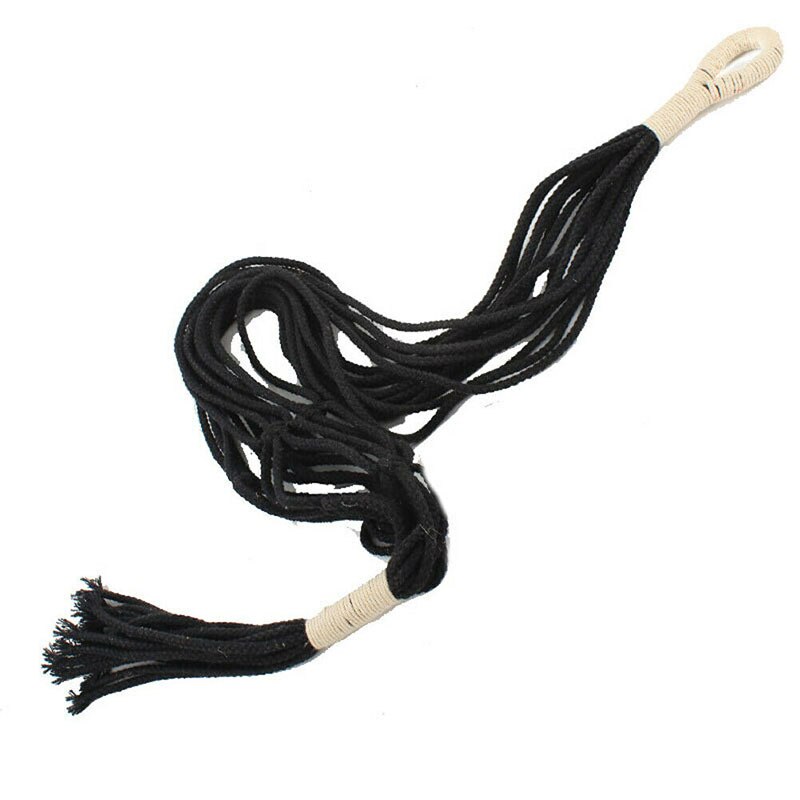 Cesta colgante de jardín, colgador de macramé para planta Retro, soporte de maceta de flores, jardineras de cuerda para decoración del hogar, suministros de jardín, novedad, 1 ud.: B