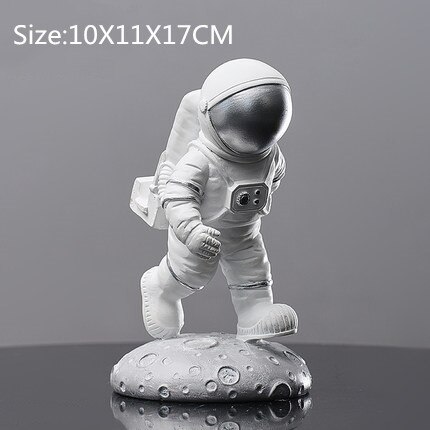 Nordic Astronaut Standbeeld Thuis Desktop Decor Karakter Sculptuur Kosmonaut Hero Kantoor Miniaturen Model Creatieve Figuur Beeldjes: Style 5