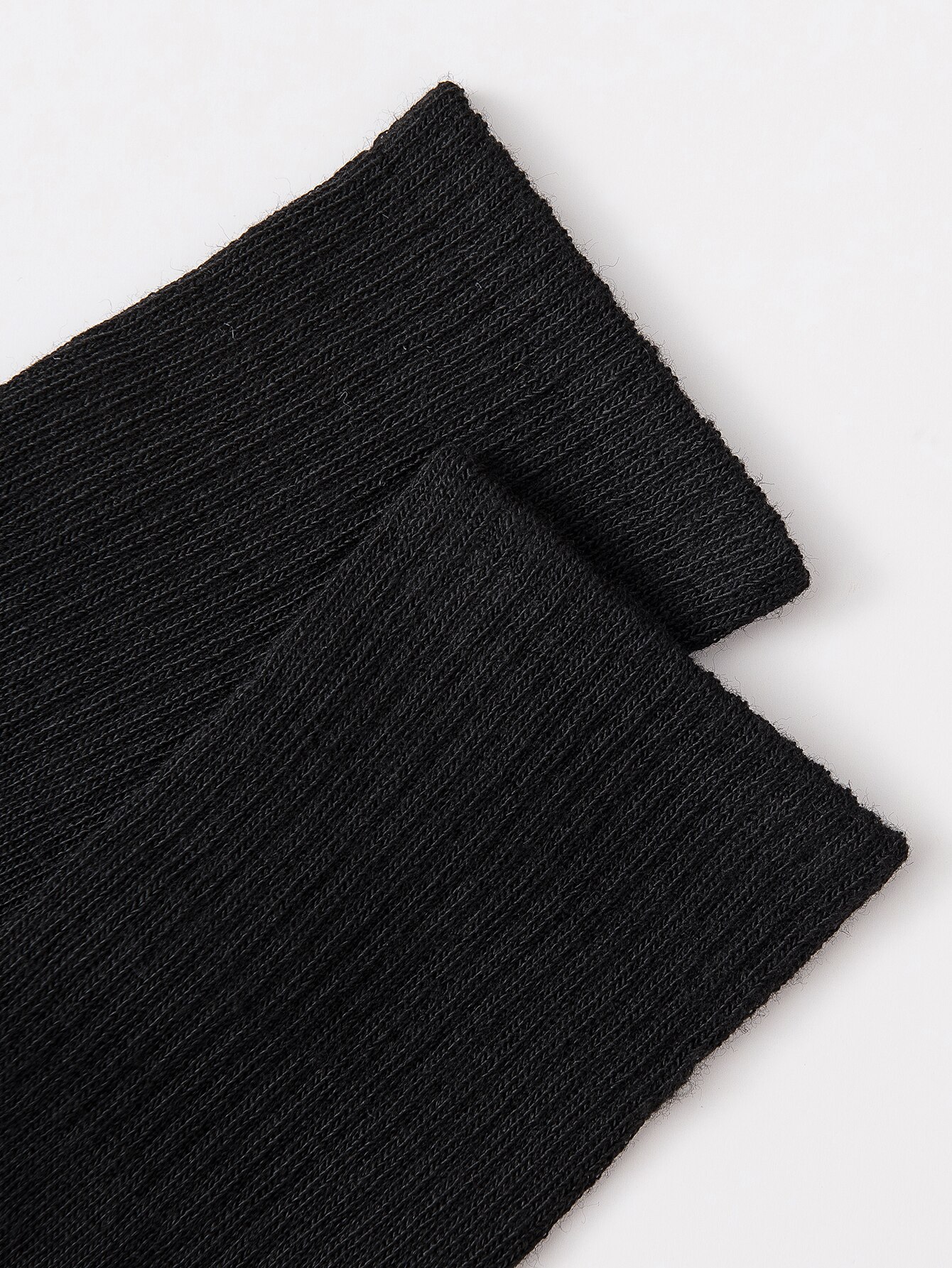 6 paires de chaussettes Tube moyen pour hommes et femmes, couleur unie en blanc et noir, Absorption de la sueur, respirantes et décontractées