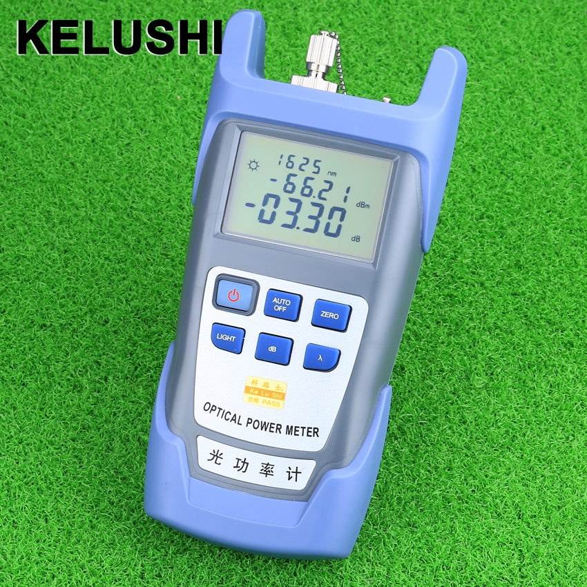 Kelushi Ftth Fiber Optical Power Meter Dxp 40d Fiber Optical Cable Tester 70dbm~10dbm Scfc 
