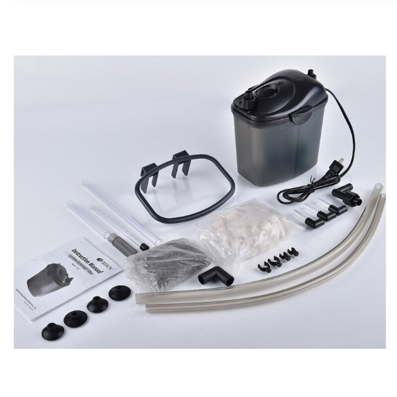 RESUN CY-20/CY20 3w Filtro externo cubo acuario tarro acuario filtro silencioso 150L/H bote de filtro de tanque de Coral