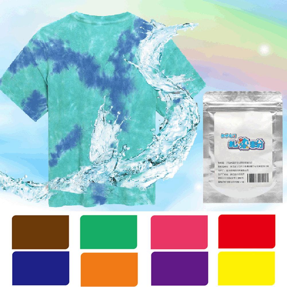25g maling gør stof tekstil dekoration farverige tøj slips farve kit pigment sæt maleværktøjer gør-det-selv materiale