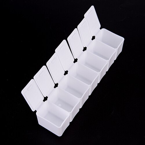 7 Days Weekly Tablet Pill Medicine Box Holder Storage Organizer Container Case Pill Box Splitters