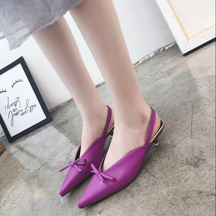 Riem Hakken Pomp Schoenen Vrouwen Schoenen Vrouw Hoge Hakken Puntige Mode Schoenen Zomer Comfortabele Schoenen L13