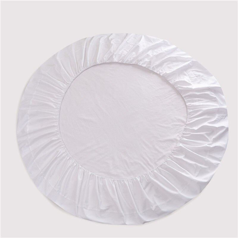 Hotel Ronde Beddengoed Voorzien Laken Met Elastische Band Romantische Thema Hotel Ronde Matrashoes Diameter 200 Cm-220 cm