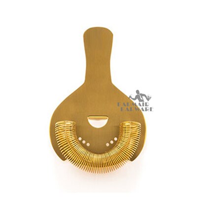 Bar Cocktail Zeef Professionele Rvs Luxe Voor Gebruik Met Shaker Glas Of Tin Cocktail Ice Zeef Bar Gereedschap: Gold