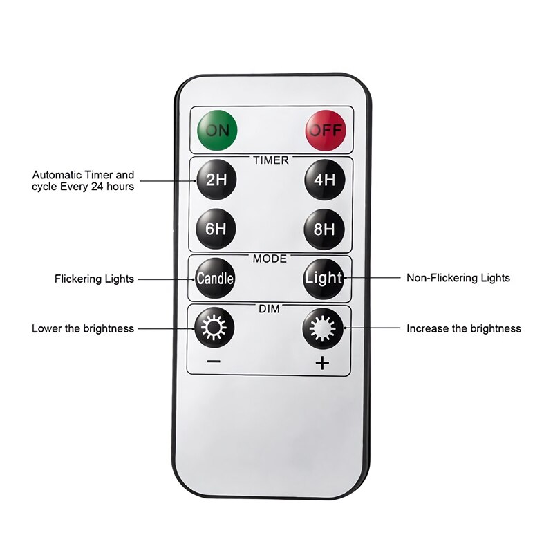 Flammenlose Kerzen Mit Fernbedienung – 3 Stück, RGB-Farbwechsel, Timer, Batteriebetrieben (AAA, 3 Stück)