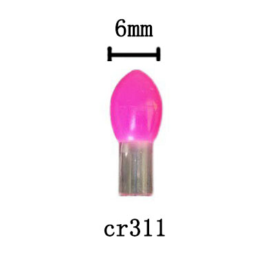 3 Stks/partij Vissen Lightstick Led Lamp Vissen Licht Attractor Sterrenlicht Vissen Float Accessoire Werk Met CR425/CR311 B552: pink small