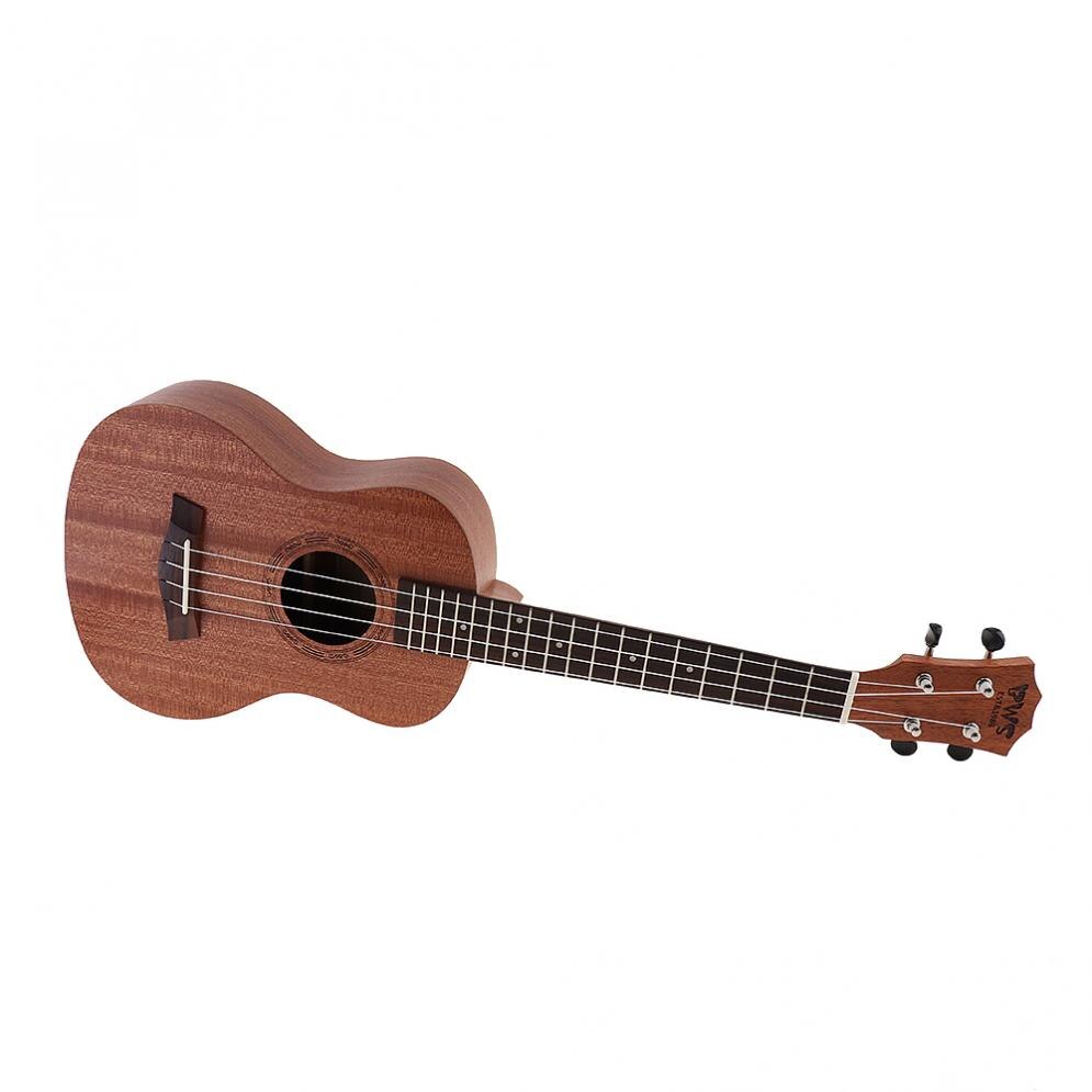 Mahogany Wood 26 Inch 18 Fret Tenor Ukulele Acoustic Cutaway Guitar Mahogany Wood Ukelele Hawaii 4 String Guitar