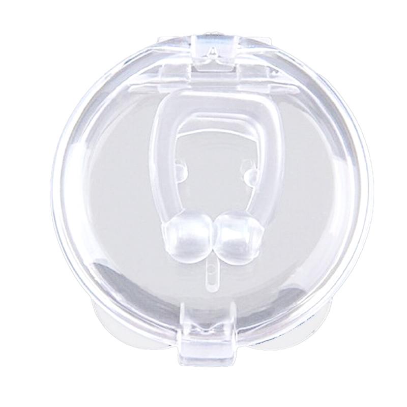 1Pc Magneet Anti Snurken Neusklem Siliconen Anti Snurken Apparaat Slaap Magnetische Slapen Aid Apneu Guard Night Apparaat Met case