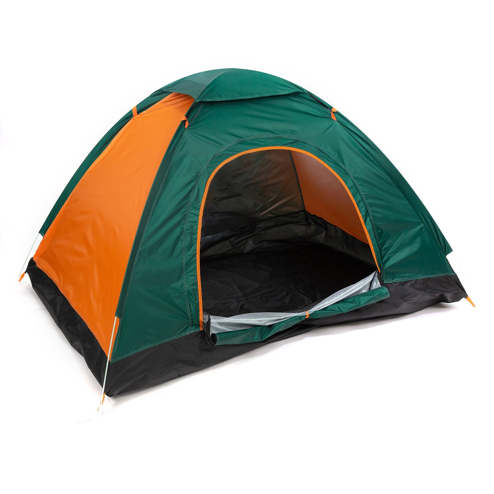 2 Persona sol refugios carpa de playa protección UV Pop tiendas sol sombra toldo Camping senderismo al aire libre de viaje de refugio: Orange 1-Door