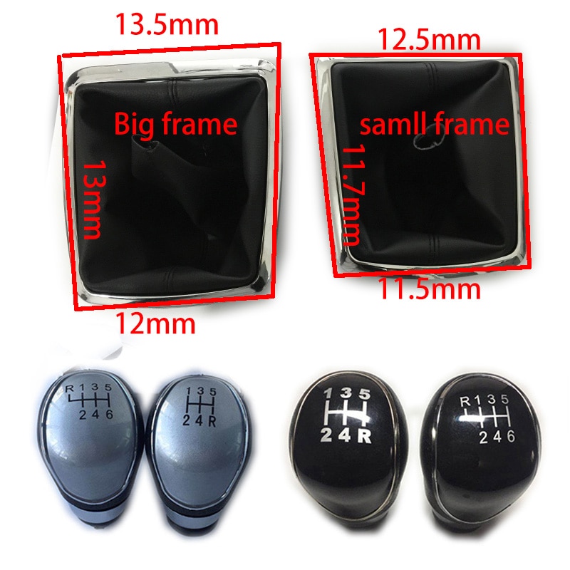 5/6 Speed Car Shift Gear Knob Lever Gaitor Boot Cover For Ford Focus 2 MK2 FL MK3 MK4 MK7 KUGA GALAXY FIESTA TRANSIT
