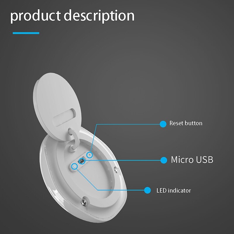 Ig-tuya wifi smart vannalarm sensor wifi vannlekkasjedetektor overløp flomlekkasjevarsler fjernmonitor lekkasje 2 stk.