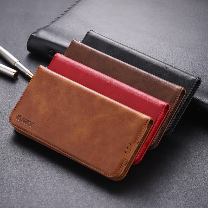 Funda para Huawei Y5 Y6 Y7 Y9 lujosa funda magnética Vintage de cuero para teléfono con cartera para Huawei Y6 Y 5 7 9 Coque