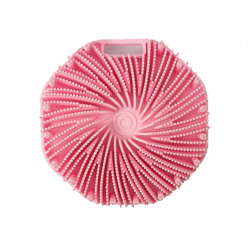 Siliconen Body Scrubber Exfoliërende Body Wash Scrubbers Exfoliator Douche Body Brush voor effectief douchen Peeling: Blauw